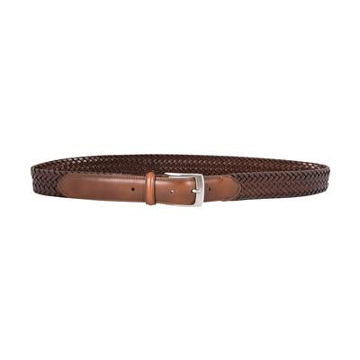 Men's Braided Stretch Leather Belt
