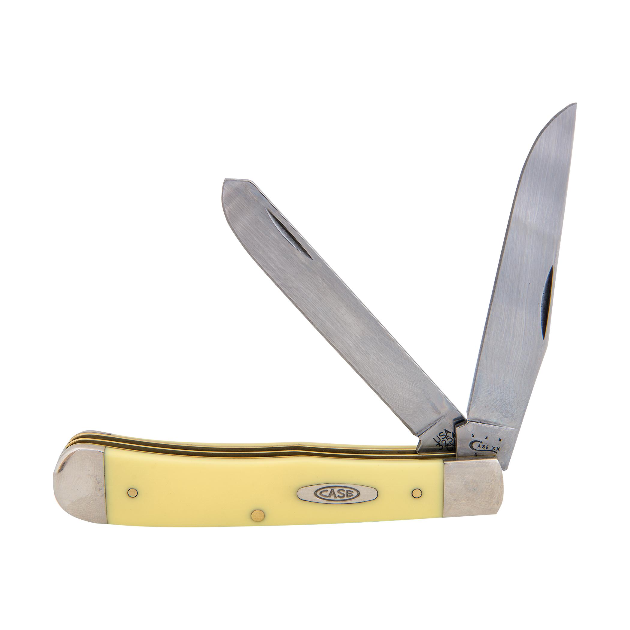  Trapper Yellow Handle Knife