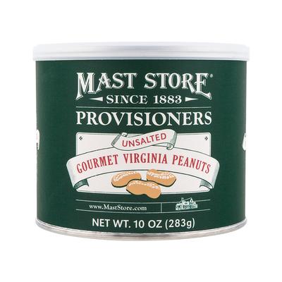 Mast Store Provisioners Unsalted Gourmet Virginia Peanuts