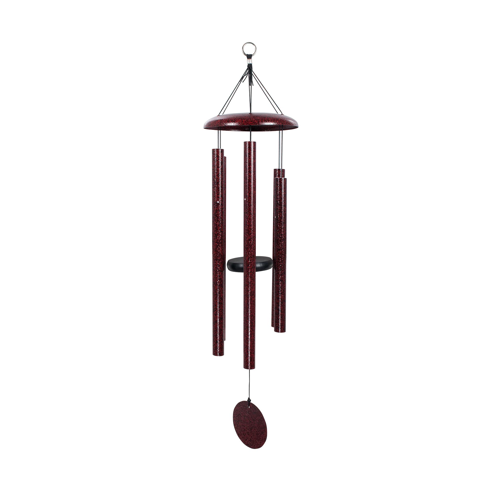 WIND RIVER CHIMES Corinthian Bells 36 Inch Ruby Splash