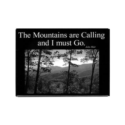 Black Bear Mountains Are Calling Must Go Rustic Camping Fridge Magnet 3.5"x2.5" 