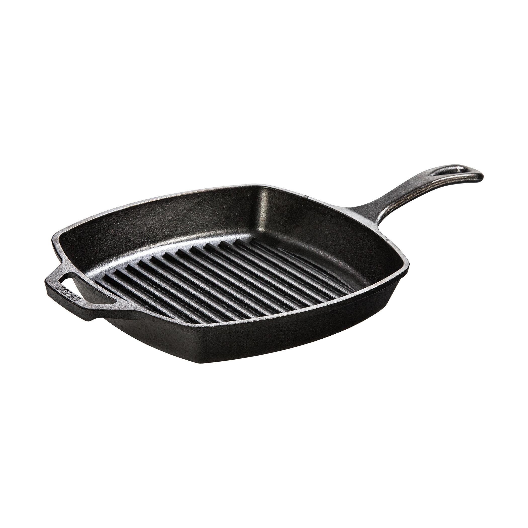 Square Cast Iron Grill Pan 10.5 Inch