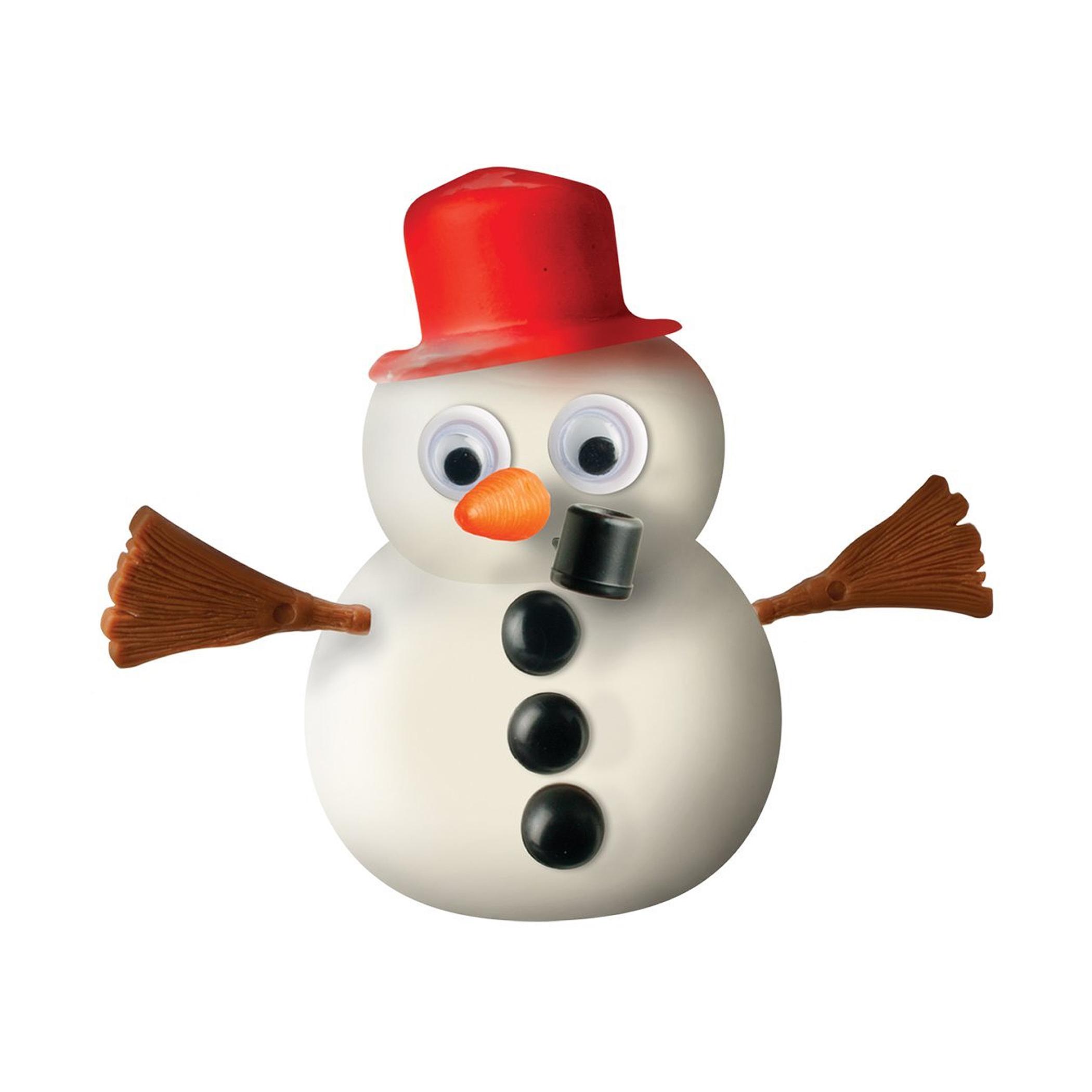  Flexible Flyer Build a Snowman Kit & Snow Art Markers. Kids  Winter Toy Decorate Set, Black : Toys & Games