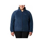 Women's Benton Springs Full Zip Fleece Jacket - Curvy: 425_COLUMBIA_NAVY