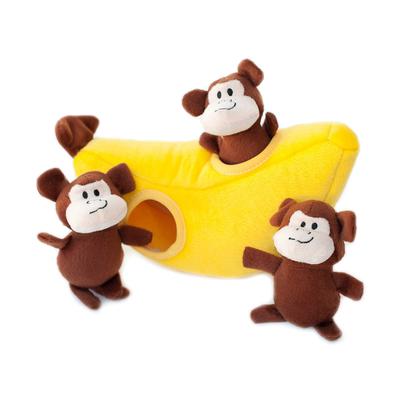 Monkey 'N Banana Burrow Dog Toy
