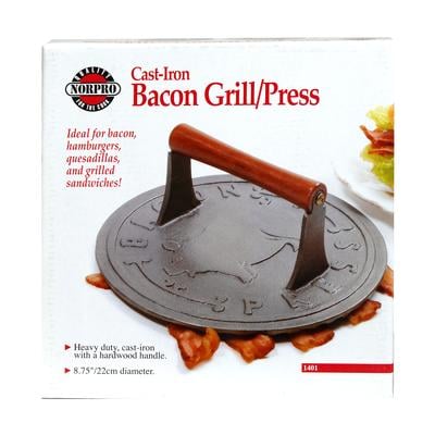 Cast-Iron Bacon Grill/ Press - Round