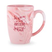 Be Kind Quote Mug : PINK_MARBLE