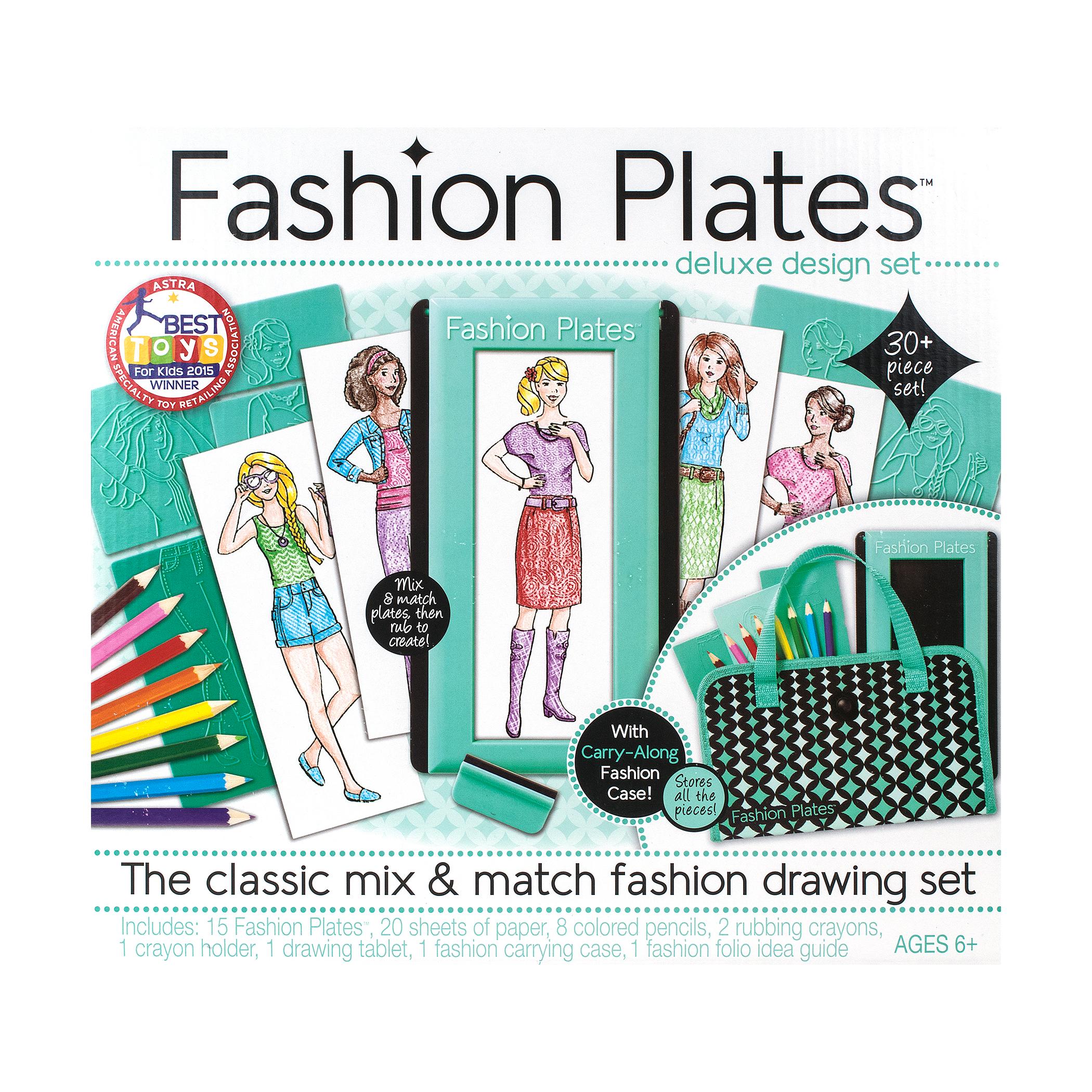  Fashion Plates Deluxe Design Craft Set