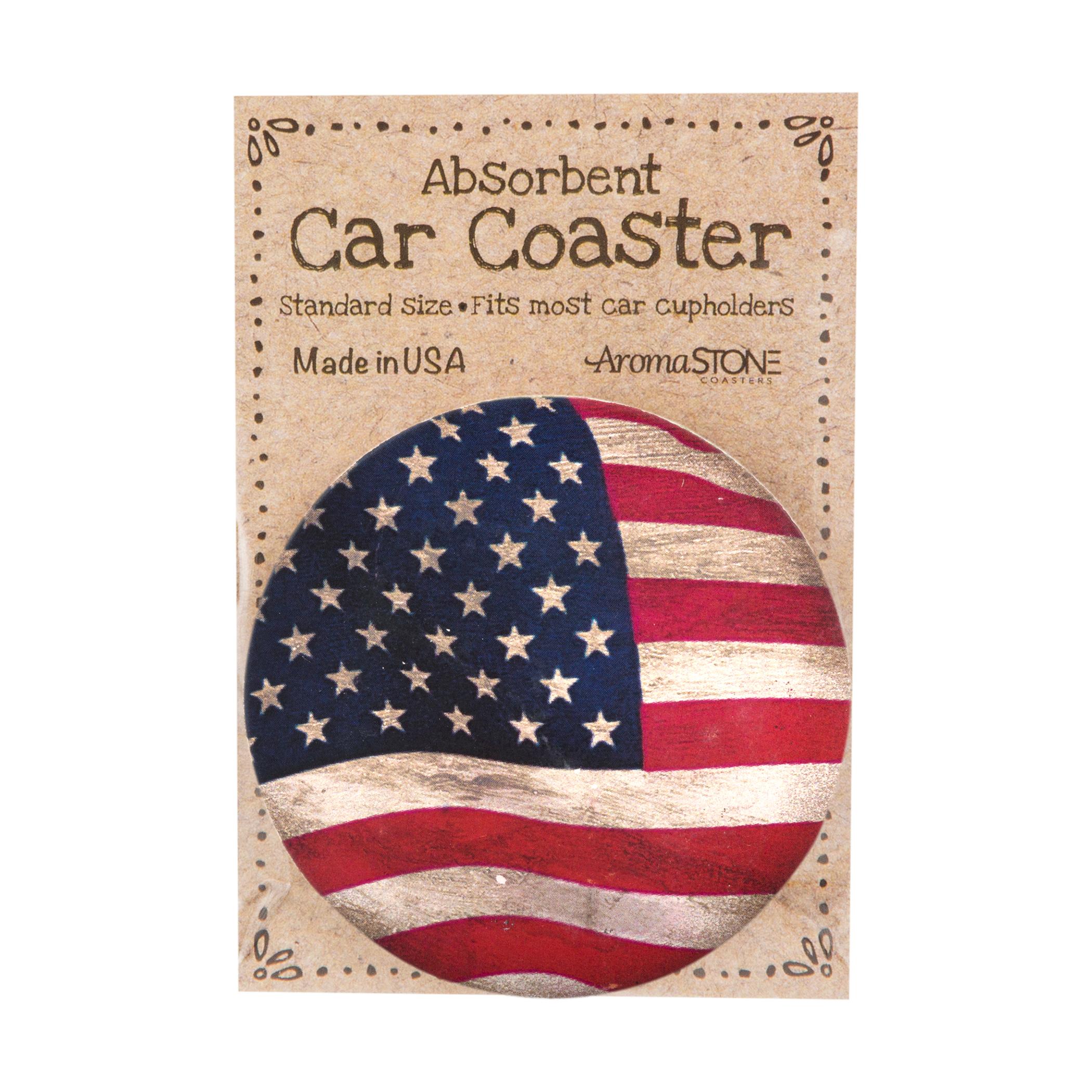  Us Flag Car Coaster