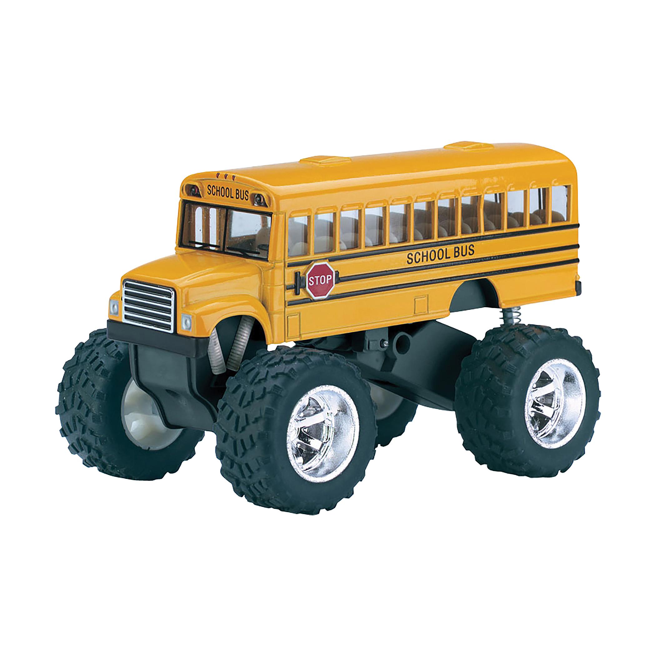  Diecast Big Wheel School Bus Toy