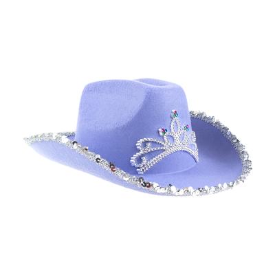 Child's Purple Rhinestone Cowgirl Hat