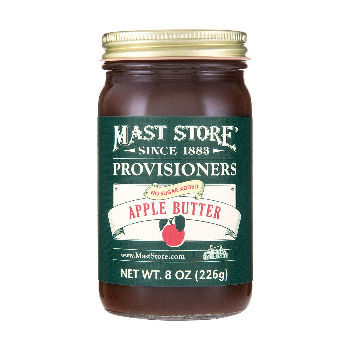  Mast Store Provisioners Apple Butter - No Sugar Added - Half Pint