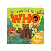 Who: Peek-a-Flap Board Book