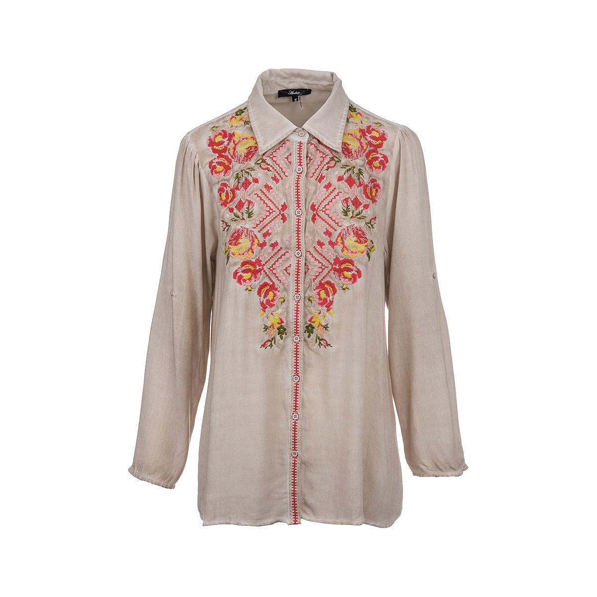ANDREE BY UNIT | Women's Embroidered Button-Up Shirt