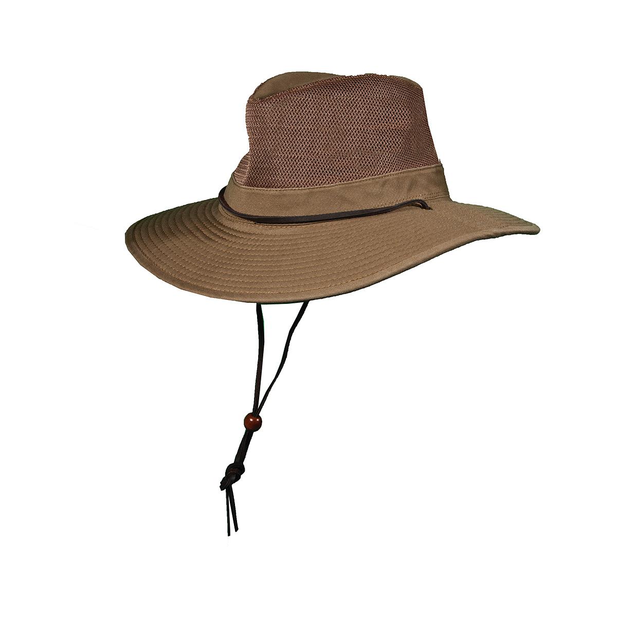 DORFMAN PACIFIC | Men's Washed Twill Safari Hat