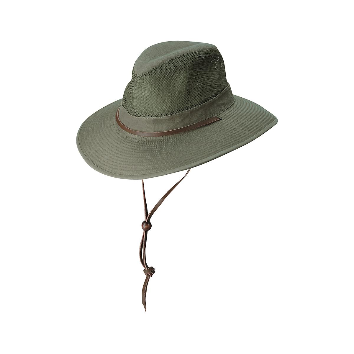 DORFMAN PACIFIC | Men's Washed Twill Safari Hat