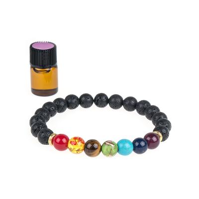 Aromatherapy Lava Rocks Bracelet - With Essential Oil