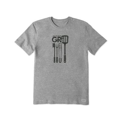 Men's All Up In My Grill Short Sleeve Crusher T-Shirt