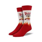 Men's Tapatio Socks: WHITE