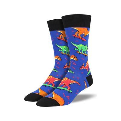 Men's Skate Or Dinosaur Socks