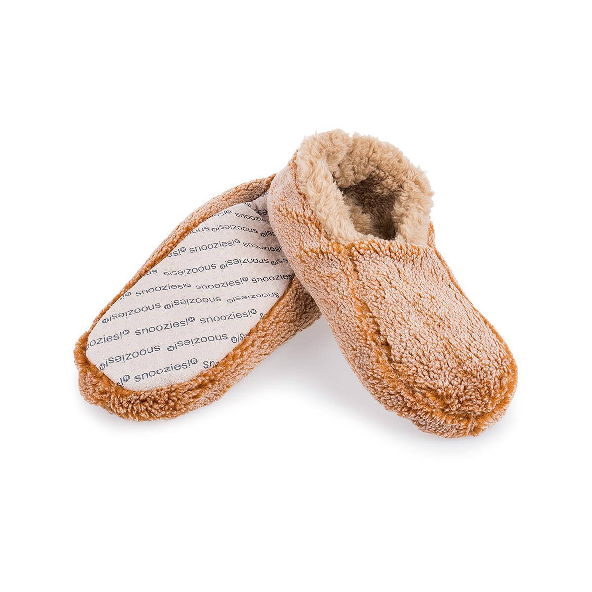 Men's Snoozies Two Tone Sherpa Fleece Lined Slipper Foot Coverings 