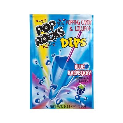 Blue Raspberry Pop Rocks Dip Candy