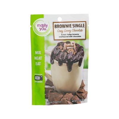 Ooey Gooey Chocolate Brownie Single Serve Mix 