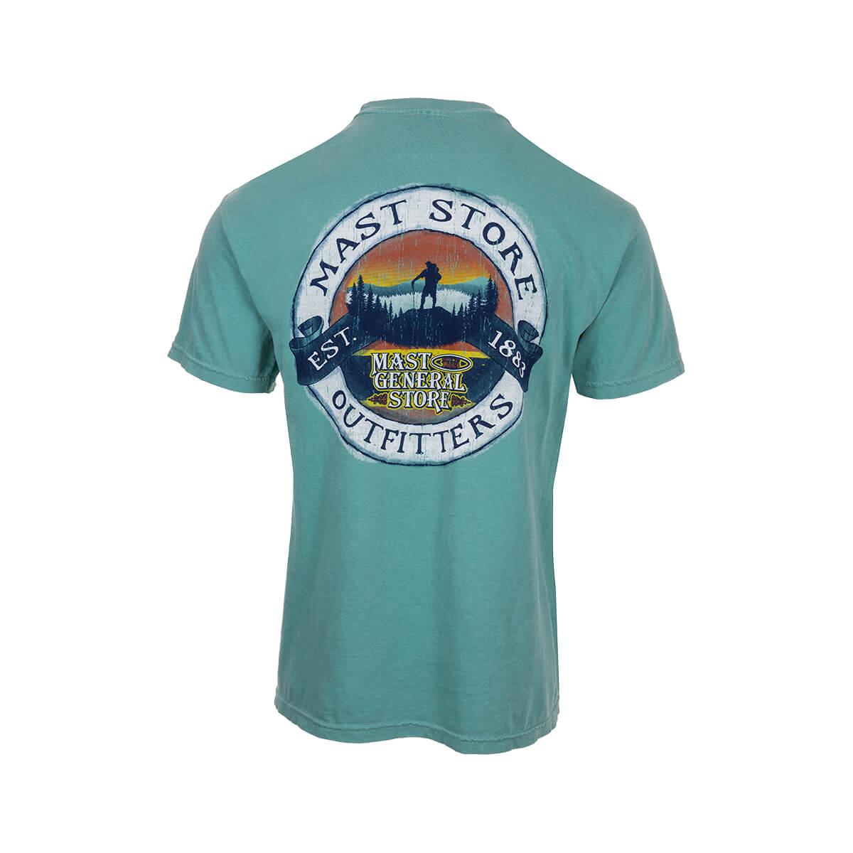  Mast Store Outfitters Mountain Hiker Short Sleeve T- Shirt