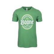 Mast General Store Live it up Downtown Boone T-Shirt: GREEN,GRAY