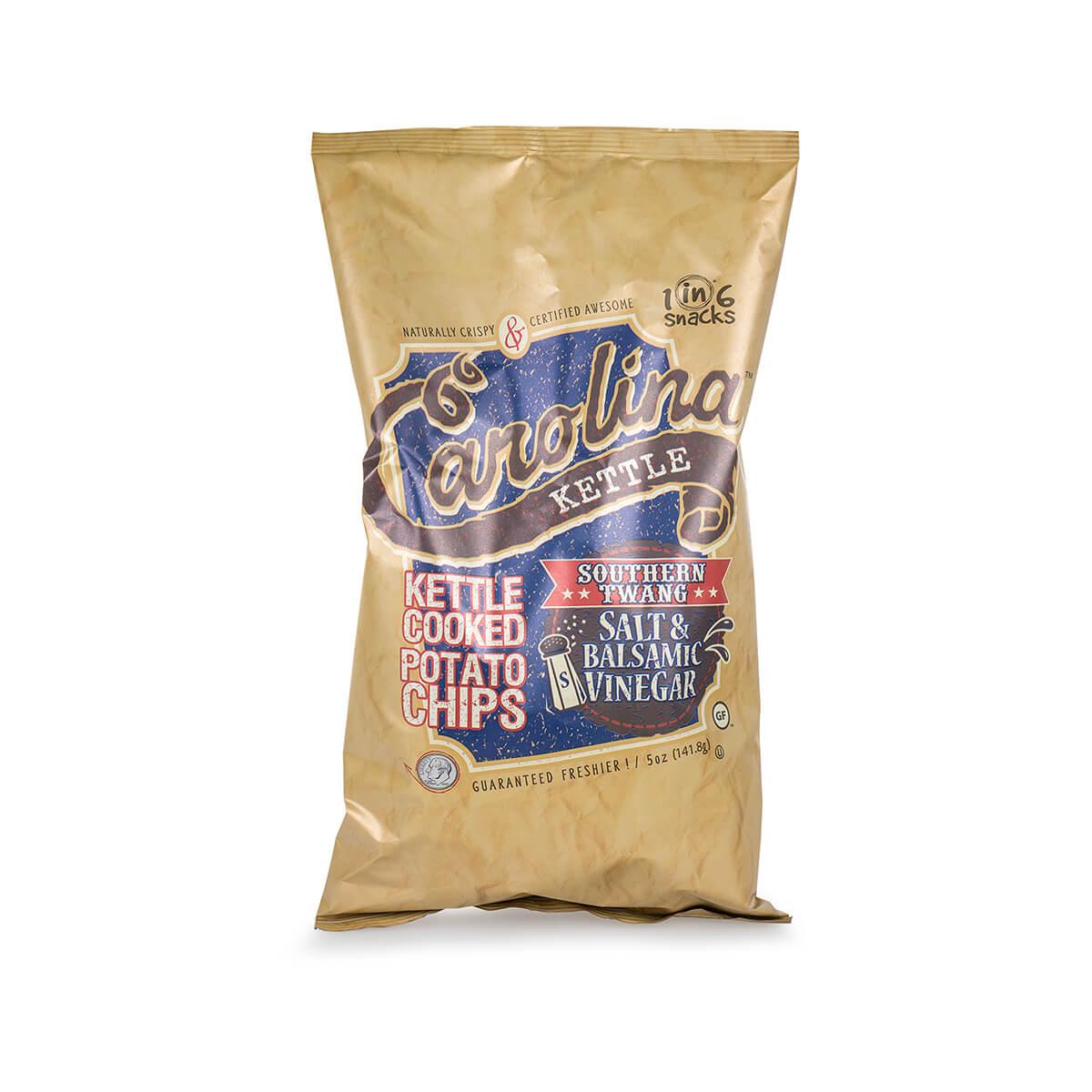  Southern Twang Salt & Balsamic Vinegar Potato Chips - 5 Ounce