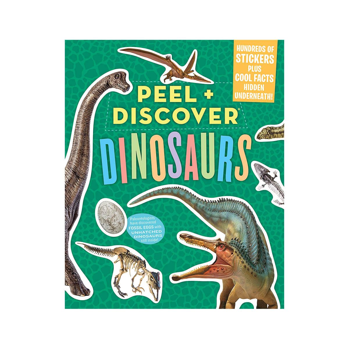  Peel + Discover : Dinosaurs Sticker Book