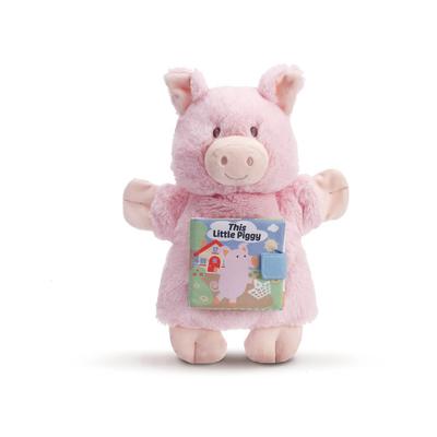 This Little Piggy Puppet Book Plush Toy