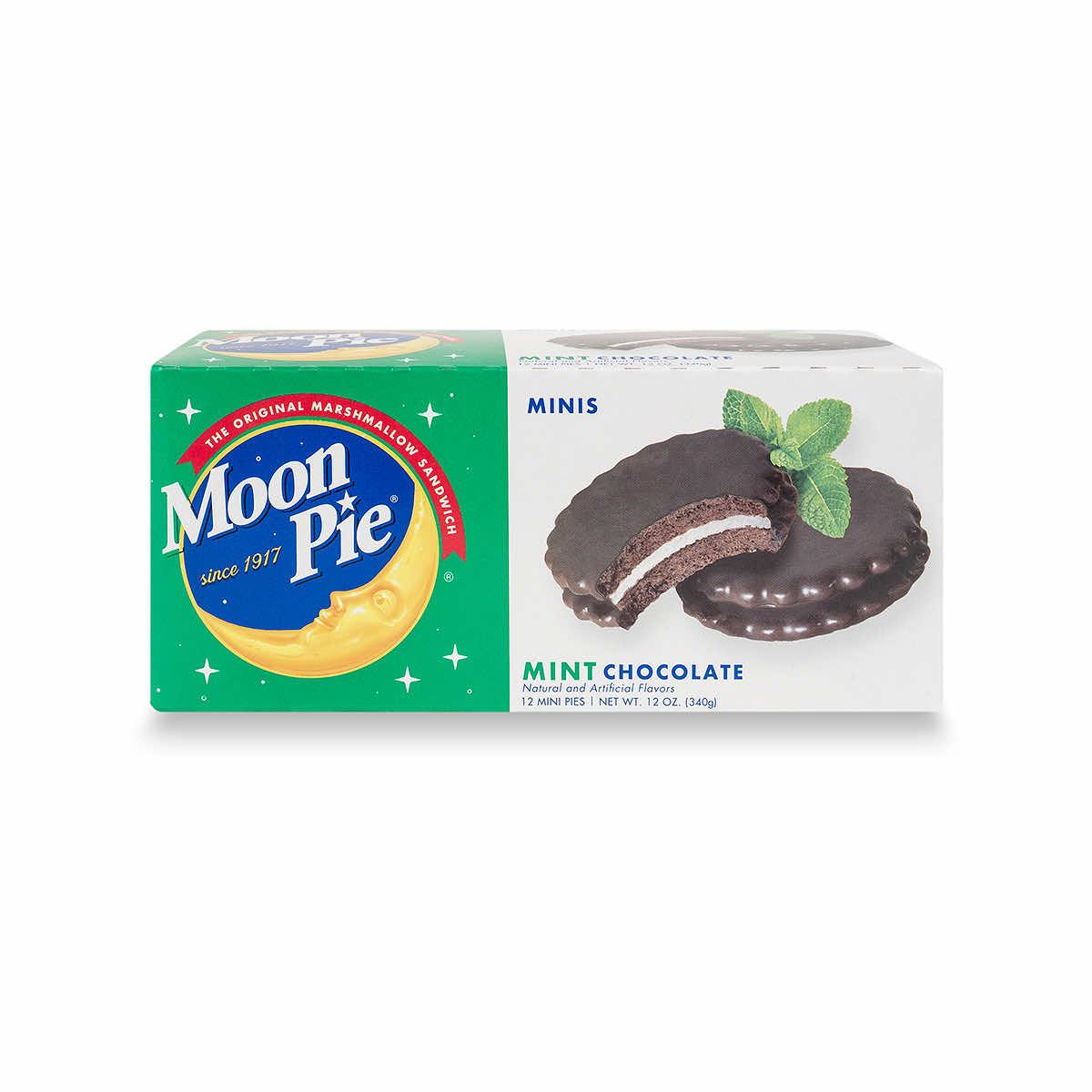  Mini Mint Chocolate Moonpie Box