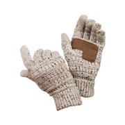 Women's Speckled Gloves: OATMEAL