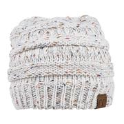 Women's Speckled Beanie: IVORY