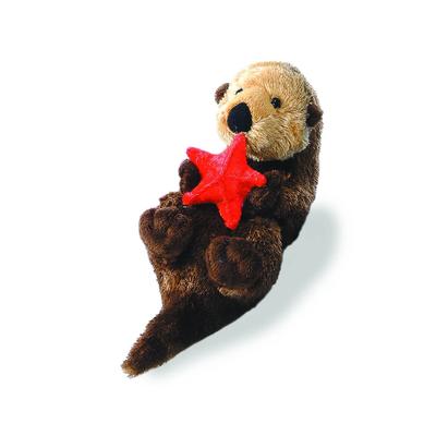 Otter with Starfish Plush Toy - 8 Inch