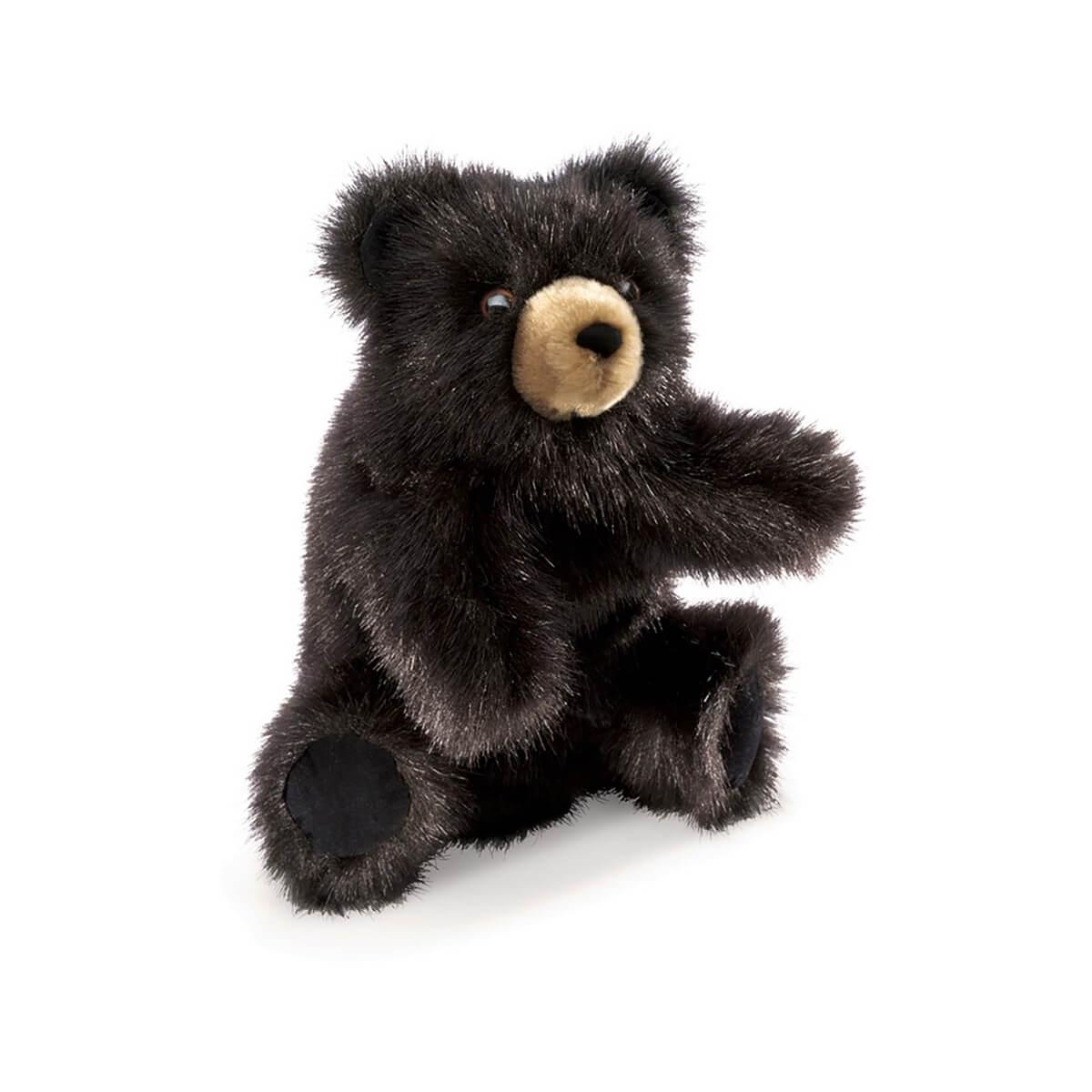  Black Bear Plush Hand Puppet