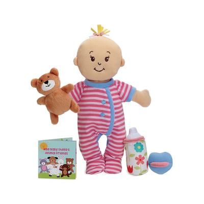 Wee Baby Stella Peach Sleepy Time Set Plush Toy