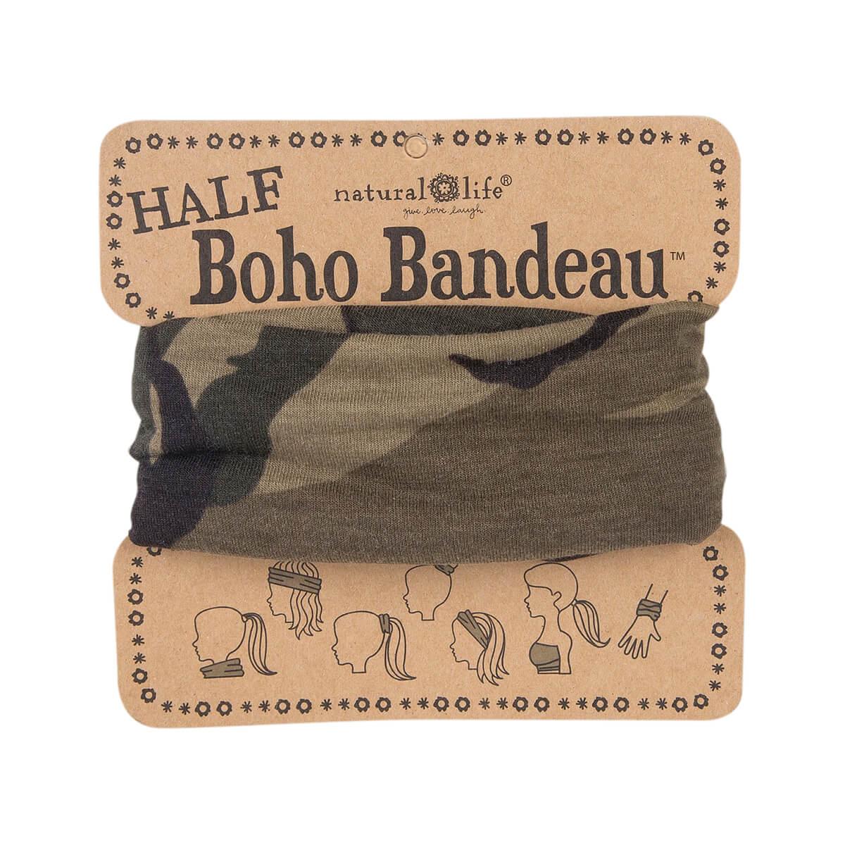  Half Boho Bandeau - Olive Camo