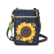 Chala Venture Cell Phone Xbody Bag: SUNFLOWER_NAVY_SF1