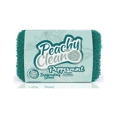 Peachy Clean Silicone Dish Scrubber - Peppermint