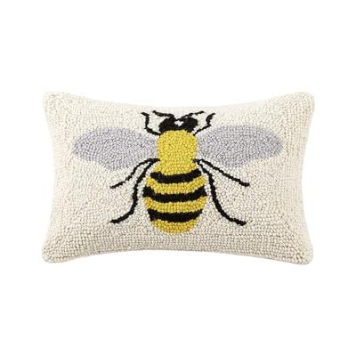 Hooked Bee Pillow