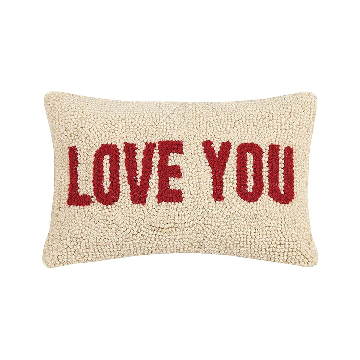 Peking Handicraft Live Love Camp Hook Pillow 18 by 18-Inch Multicolor