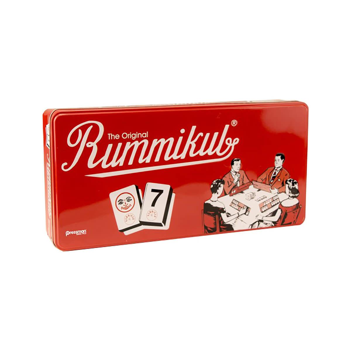 compenseren Buitenlander verwijderen Rummikub in Retro Tin Game