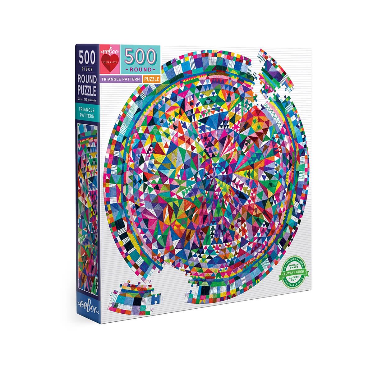  Triangle Pattern 500 Piece Puzzle