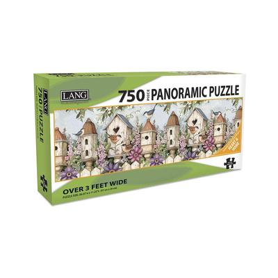 Panoramic Birdhouse Garden Puzzle  