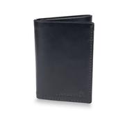 Rough Cut Trifold Wallet: BLACK