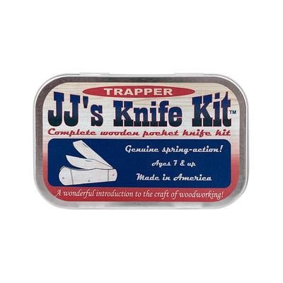 Wooden Trapper Knife Kit