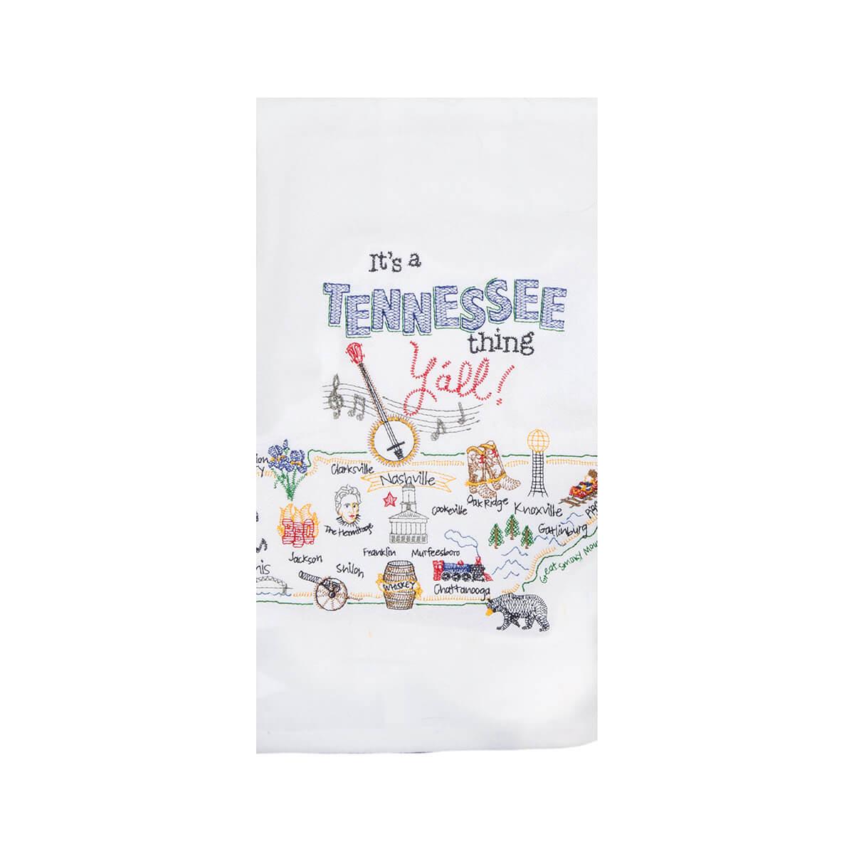  It's A Tennessee Thing Y ' All! Embroidered Flour Sack Towel