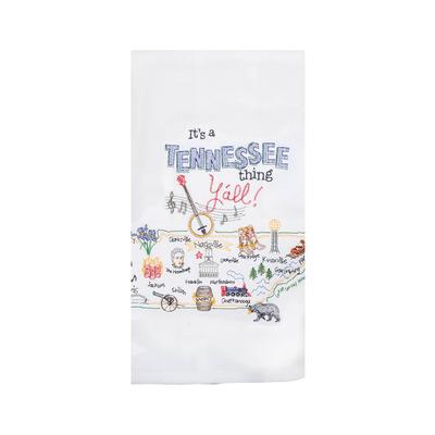 It's A Tennessee Thing Y'all! Embroidered Flour Sack Towel